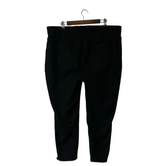 NYDJ Black Pullon Jeans Pants Jeans Stretch Plus Size 18W - Picture 3 of 7